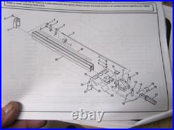 981281-001 Rip Fence WithRails 27 Table Craftsman 10 Table Saw 315.228390 Etc