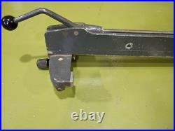 ATLAS Table Saw Rip Fence #SR10-107 & #S10F-108 from Model 6060 25 Stepped Top