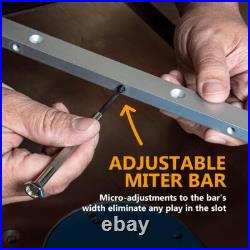 Adjustable 3 Flip Fence Stop & 18 Miter Bar Essential Workshop Accessories Adjustable 3 Flip Fence Stop & 18 Miter Bar Essential Workshop Accessories