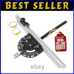 Adjustable Aluminum Miter Fence with 13 Positive Stops Adjustable Aluminum Miter Fence with 13 Positive Stops