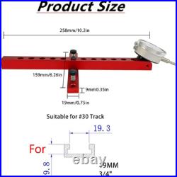 Adjustable Table Saw Alignment Gauge With Dial Indicator Align Saw Blade & Fence
