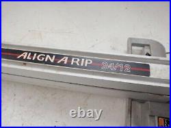 Align A Rip 24/12 Fence from a Craftsman 315 series Table Saw