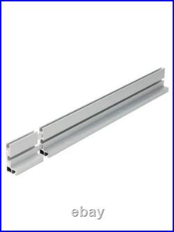 Aluminum 75mm Telescoping Router Fence T-Track Table Saw Woodworking Slot Track