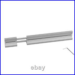 Aluminum 75mm Telescoping Router Fence T-Track Table Saw Woodworking Slot Track