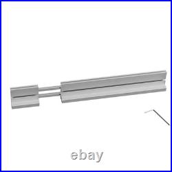 Aluminum 75mm Telescoping Router Fence T-Track Table Saw Woodworking Slot Track