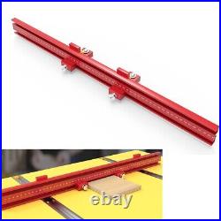 Aluminum Alloy Miter Gauge Fence for Table Saw Woodworking Precision Cutting