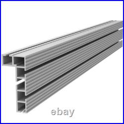 Aluminum T Track Fence 600mm Sliding Brackets Woodworking Router Saw Table Bench