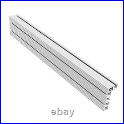 Aluminum T Track Fence 600mm Sliding Brackets Woodworking Router Saw Table Bench
