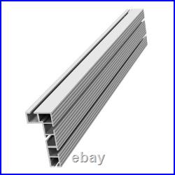 Aluminum T Track Fence 600mm Sliding Brackets Woodworking Router Saw Table Bench
