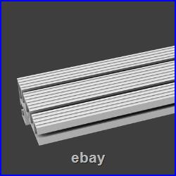 Aluminum T Track Fence 600mm Sliding Brackets Woodworking Router Saw Table Bench