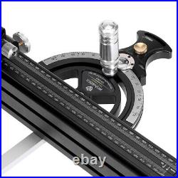 Aluminum Table Saw Precision Miter Gauge System Track Fence With 70 Angle Stops