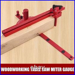 Aluminum Table Saw Precision Miter Gauge Works withTable Saws, Band Saw and Rou