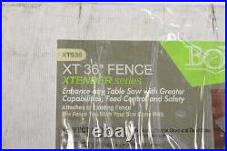 BOW Products XT 36 Fence T-Track Table Fence System with Multipurpose XT536