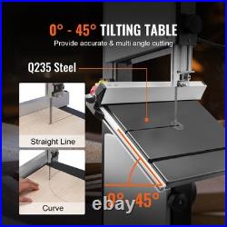 Band Saw with Stand, 9.65-Inch, 560&1100 RPM Two-Speed Benchtop Bandsaw, 370W 1/