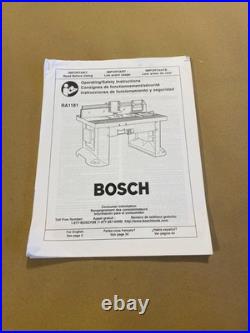 Bosch RA1181 Router Table - Legs & Parts only