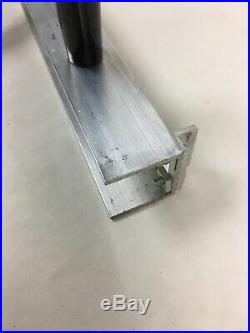 Brookstone aluminum taper jig / table saw fence 15 degree 24