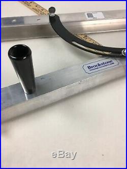 Brookstone aluminum taper jig / table saw fence 15 degree 24