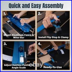 Complete Crosscut Jig Set for Table Saw Includes Essential Install Hardware Complete Crosscut Jig Set for Table Saw Includes Essential Install Hardware