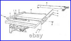Complete Sears Craftsman Rip Fence System for Table Saws with 27 Deep Tables
