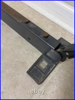 Craftsman 10 Table Saw 113 Model 27 Deep CAM Lock Fence Good Shape Clean