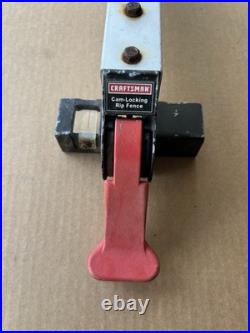 Craftsman 10 Table Saw 137 Series Rip Fence