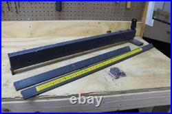Craftsman 113 Series 10 Table Saw RIP FENCE, GUIDE RAILS & HARDWARE 27 X 12