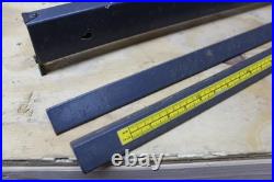 Craftsman 113 Series 10 Table Saw RIP FENCE, GUIDE RAILS & HARDWARE 27 X 12