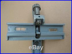 Craftsman 113. XXX 10 Table Saw Micro Adjust Cam Lock Rip Fence With 20'' Rail