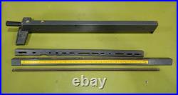Craftsman 113 model 10 Table Saw Rip Fence & Guide Rails, 27 Top