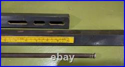 Craftsman 113 model 10 Table Saw Rip Fence & Guide Rails, 27 Top