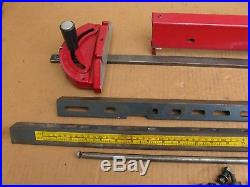 Craftsman Direct Drive 113.2266680 10 Table Saw Twist Lock Rip Fence With Rails