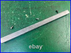Craftsman GEAR RACK FRONT rip fence GUIDE RAIL Part 6305 Table Saw C-101-3-6305