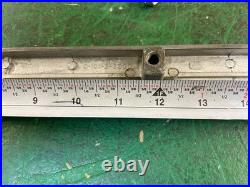 Craftsman GEAR RACK FRONT rip fence GUIDE RAIL Part 6305 Table Saw C-101-3-6305