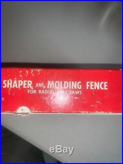 Craftsman Shaper And Molding Fence For Radial Arm Saws