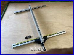 Craftsman Table Saw Aluminum Rip Fence & Guide Rails for 27 deep top
