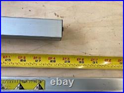 Craftsman Table Saw Aluminum Rip Fence & Guide Rails for 27 deep top