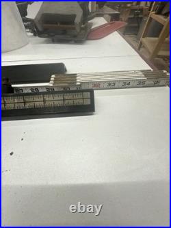 Craftsman Table Saw md 113. Front & Back Fence Rails & Bolts Micro Adjusting Rai Craftsman Table Saw md 113. Front & Back Fence Rails & Bolts Micro Adjusting Rai