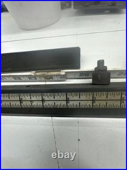Craftsman Table Saw md 113. Front & Back Fence Rails & Bolts Micro Adjusting Rai Craftsman Table Saw md 113. Front & Back Fence Rails & Bolts Micro Adjusting Rai