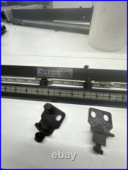 Craftsman Table Saw md 113. Front & Back Fence Rails & Bolts Micro Adjusting Rai Craftsman Table Saw md 113. Front & Back Fence Rails & Bolts Micro Adjusting Rai