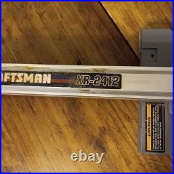 Craftsman XR-2412 Table Saw RIP FENCE Woodworking Cabinet Making Framing