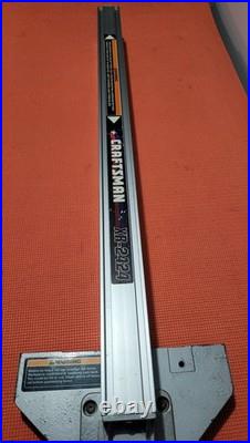 Craftsman XR-2424 or XR-2412 Table Saw Aluminum Rip Fence (Only)