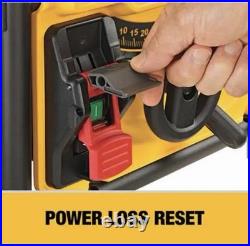 DEWALT DWE7485 8-1/4 Compact Jobsite Table Saw 15 Amp 5800 RPM Rack Pinion Fenc