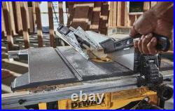DEWALT DWE7485 8-1/4 Compact Jobsite Table Saw 15 Amp 5800 RPM Rack Pinion Fenc
