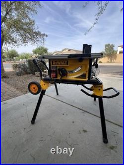 DEWALT DWE7491 Table Saw & DWE74911 Stand, 10in Blade, Rip Fence, Tools