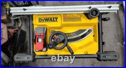 DeWALT DWE7485 8-1/4? Jobsite Table Saw Type 3 15A 120V Portable -Fence Included