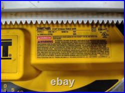 DeWALT DWE7485 8-1/4? Jobsite Table Saw Type 3 15A 120V Portable -Fence Included