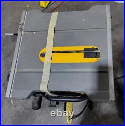 DeWALT DWE7485 8-1/4? Jobsite Table Saw Type 3 15A 120V Portable -Fence Included
