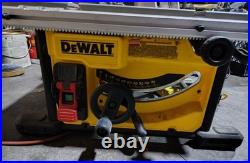 DeWALT DWE7485 8-1/4? Jobsite Table Saw Type 3 15A 120V Portable -Fence Included