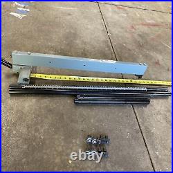 Delta 10 Table Saw Rip Fence, Guide Rails & Bolts 34-670 Used Good Condition #5