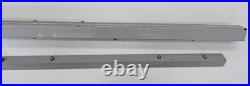 Delta 2 x 2 Steel Tube GUIDE RAILS ONLY Fits 1235958 Rip Fence Table Saw